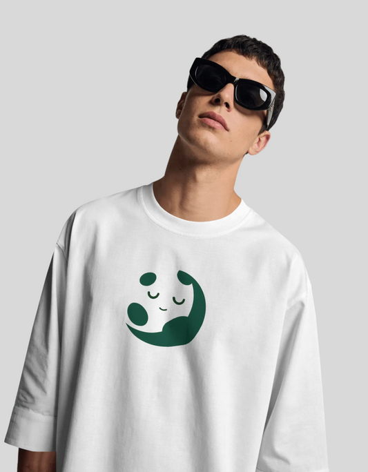 Lucky Panda - Terry Oversized Tee